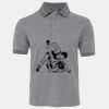 JB's  BIRDS EYE POLO   CHARCOAL - S Thumbnail