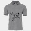 JB's  BIRDS EYE POLO   CHARCOAL - S Thumbnail