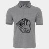 JB's  BIRDS EYE POLO   CHARCOAL - S Thumbnail