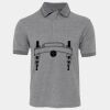 JB's  BIRDS EYE POLO   CHARCOAL - S Thumbnail