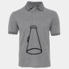 JB's  BIRDS EYE POLO   CHARCOAL - S Thumbnail