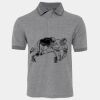 JB's  BIRDS EYE POLO   CHARCOAL - S Thumbnail