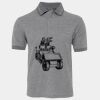 JB's  BIRDS EYE POLO   CHARCOAL - S Thumbnail