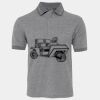 JB's  BIRDS EYE POLO   CHARCOAL - S Thumbnail