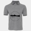 JB's  BIRDS EYE POLO   CHARCOAL - S Thumbnail