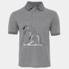 JB's  BIRDS EYE POLO   CHARCOAL - S Thumbnail