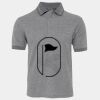 JB's  BIRDS EYE POLO   CHARCOAL - S Thumbnail