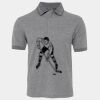 JB's  BIRDS EYE POLO   CHARCOAL - S Thumbnail
