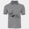 JB's  BIRDS EYE POLO   CHARCOAL - S Thumbnail