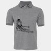 JB's  BIRDS EYE POLO   CHARCOAL - S Thumbnail