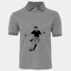 JB's  BIRDS EYE POLO   CHARCOAL - S Thumbnail