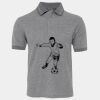 JB's  BIRDS EYE POLO   CHARCOAL - S Thumbnail