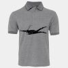 JB's  BIRDS EYE POLO   CHARCOAL - S Thumbnail