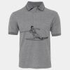 JB's  BIRDS EYE POLO   CHARCOAL - S Thumbnail