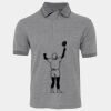 JB's  BIRDS EYE POLO   CHARCOAL - S Thumbnail