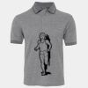 JB's  BIRDS EYE POLO   CHARCOAL - S Thumbnail