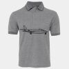 JB's  BIRDS EYE POLO   CHARCOAL - S Thumbnail