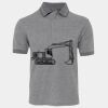 JB's  BIRDS EYE POLO   CHARCOAL - S Thumbnail