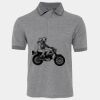 JB's  BIRDS EYE POLO   CHARCOAL - S Thumbnail