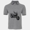 JB's  BIRDS EYE POLO   CHARCOAL - S Thumbnail