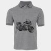 JB's  BIRDS EYE POLO   CHARCOAL - S Thumbnail