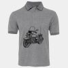 JB's  BIRDS EYE POLO   CHARCOAL - S Thumbnail