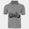JB's  BIRDS EYE POLO   CHARCOAL - S Thumbnail