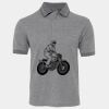 JB's  BIRDS EYE POLO   CHARCOAL - S Thumbnail