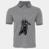 JB's  BIRDS EYE POLO   CHARCOAL - S Thumbnail