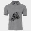 JB's  BIRDS EYE POLO   CHARCOAL - S Thumbnail