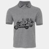 JB's  BIRDS EYE POLO   CHARCOAL - S Thumbnail