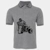 JB's  BIRDS EYE POLO   CHARCOAL - S Thumbnail