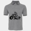 JB's  BIRDS EYE POLO   CHARCOAL - S Thumbnail