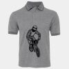 JB's  BIRDS EYE POLO   CHARCOAL - S Thumbnail