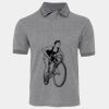 JB's  BIRDS EYE POLO   CHARCOAL - S Thumbnail
