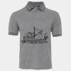 JB's  BIRDS EYE POLO   CHARCOAL - S Thumbnail