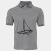 JB's  BIRDS EYE POLO   CHARCOAL - S Thumbnail