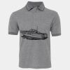 JB's  BIRDS EYE POLO   CHARCOAL - S Thumbnail