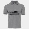 JB's  BIRDS EYE POLO   CHARCOAL - S Thumbnail