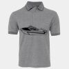 JB's  BIRDS EYE POLO   CHARCOAL - S Thumbnail