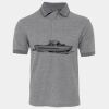JB's  BIRDS EYE POLO   CHARCOAL - S Thumbnail
