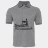 JB's  BIRDS EYE POLO   CHARCOAL - S Thumbnail