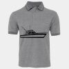 JB's  BIRDS EYE POLO   CHARCOAL - S Thumbnail