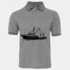 JB's  BIRDS EYE POLO   CHARCOAL - S Thumbnail