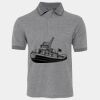 JB's  BIRDS EYE POLO   CHARCOAL - S Thumbnail