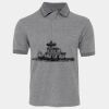 JB's  BIRDS EYE POLO   CHARCOAL - S Thumbnail