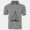 JB's  BIRDS EYE POLO   CHARCOAL - S Thumbnail