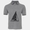 JB's  BIRDS EYE POLO   CHARCOAL - S Thumbnail