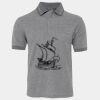 JB's  BIRDS EYE POLO   CHARCOAL - S Thumbnail