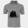 JB's  BIRDS EYE POLO   CHARCOAL - S Thumbnail